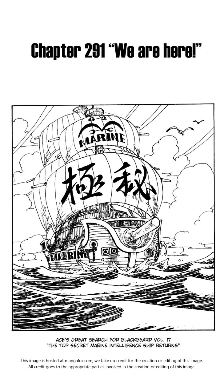 One Piece manga Chapter 291