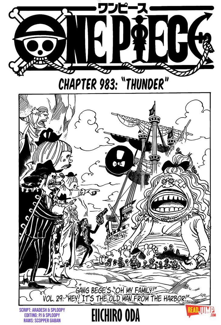 One Piece manga Chapter 983