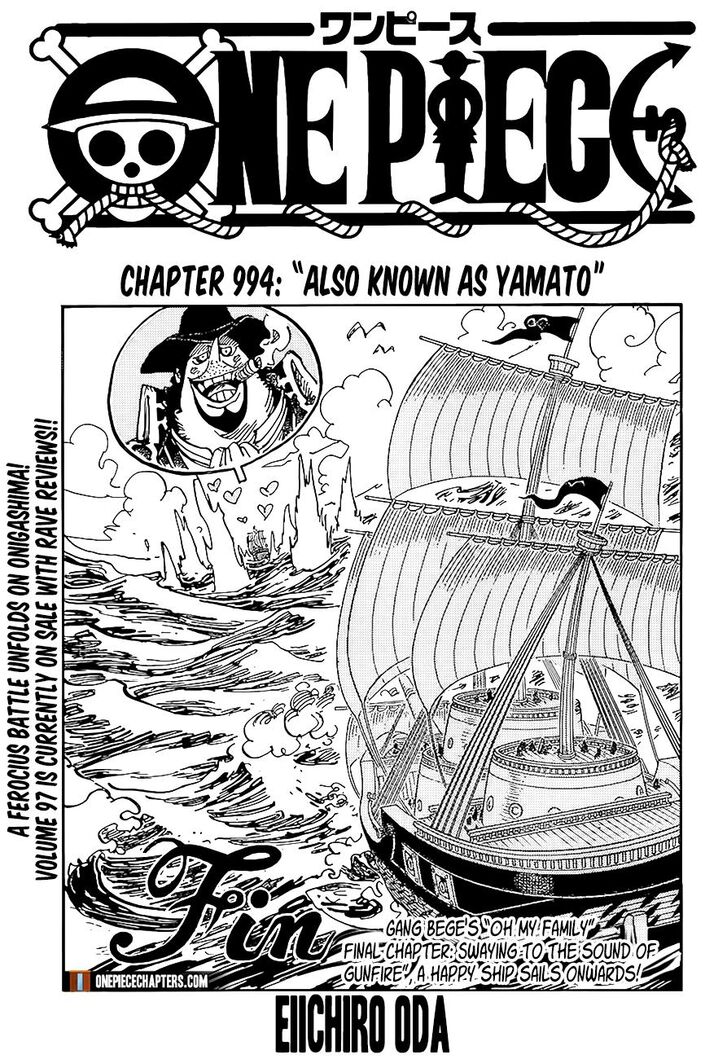 One Piece manga Chapter 994