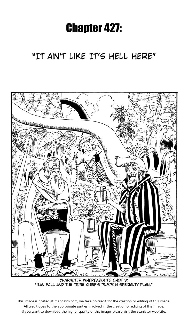 One Piece manga Chapter 427