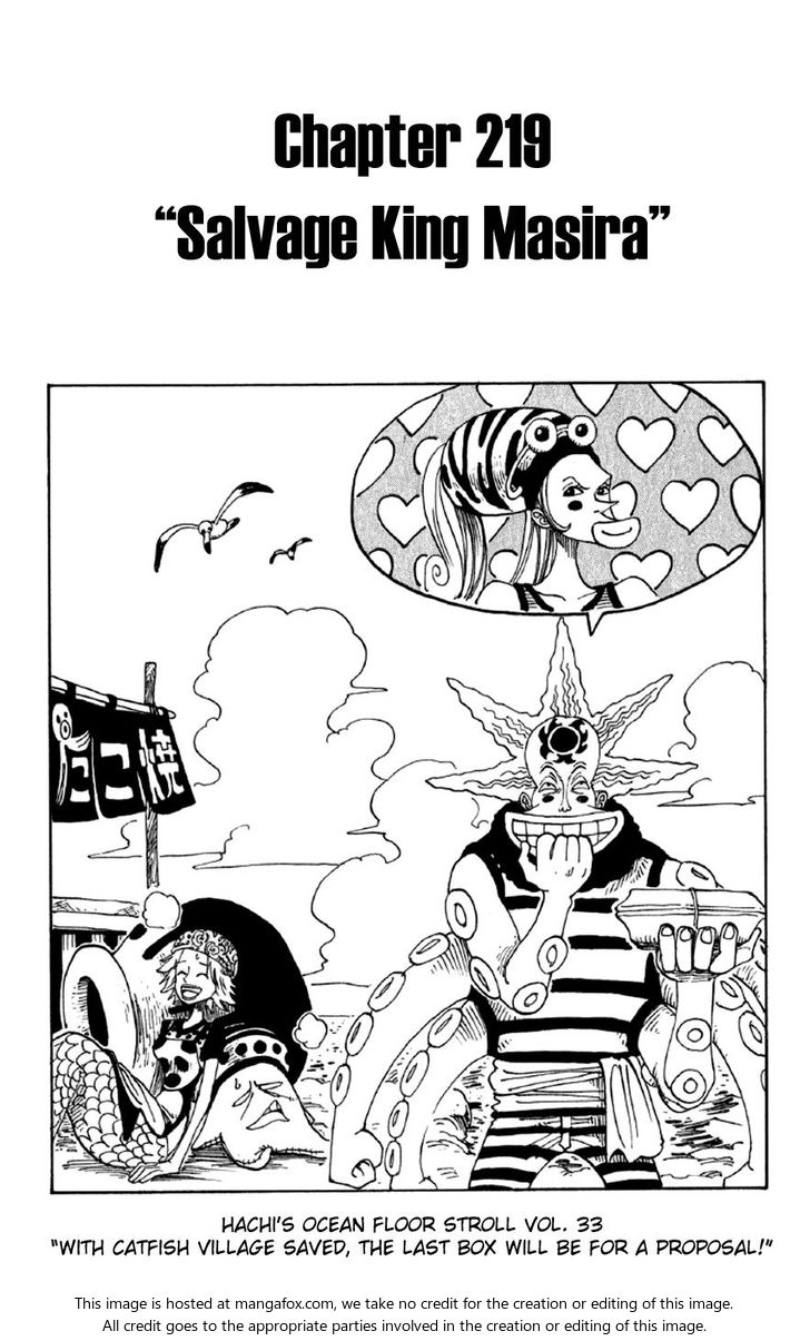 One Piece manga Chapter 219