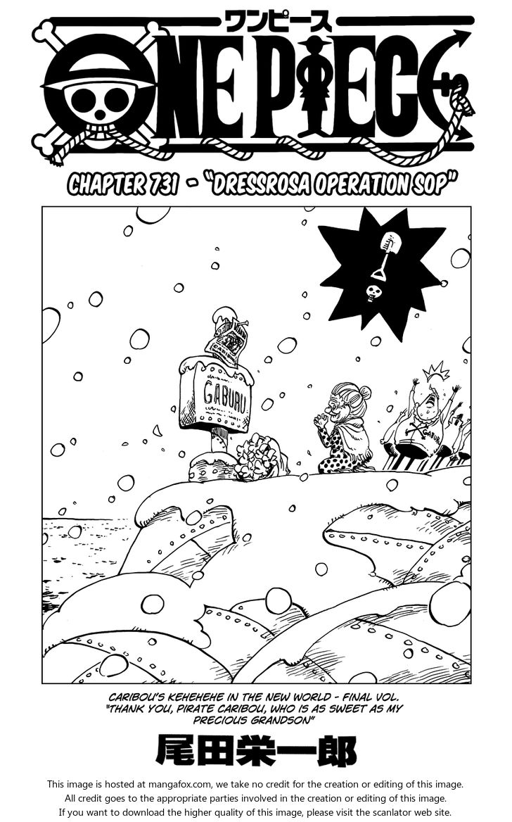 One Piece manga Chapter 731