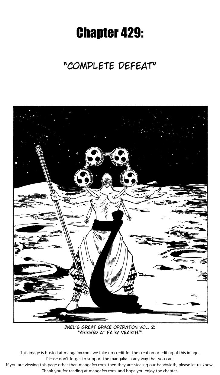 One Piece manga Chapter 429