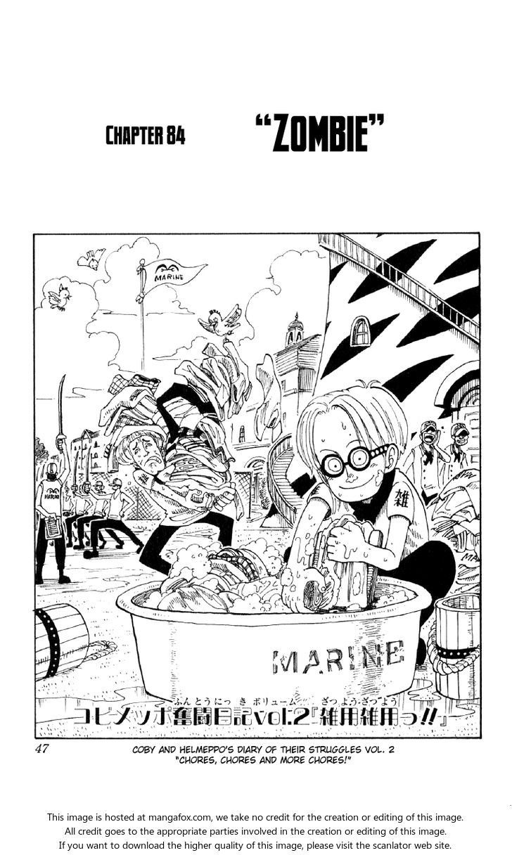 One Piece manga Chapter 84