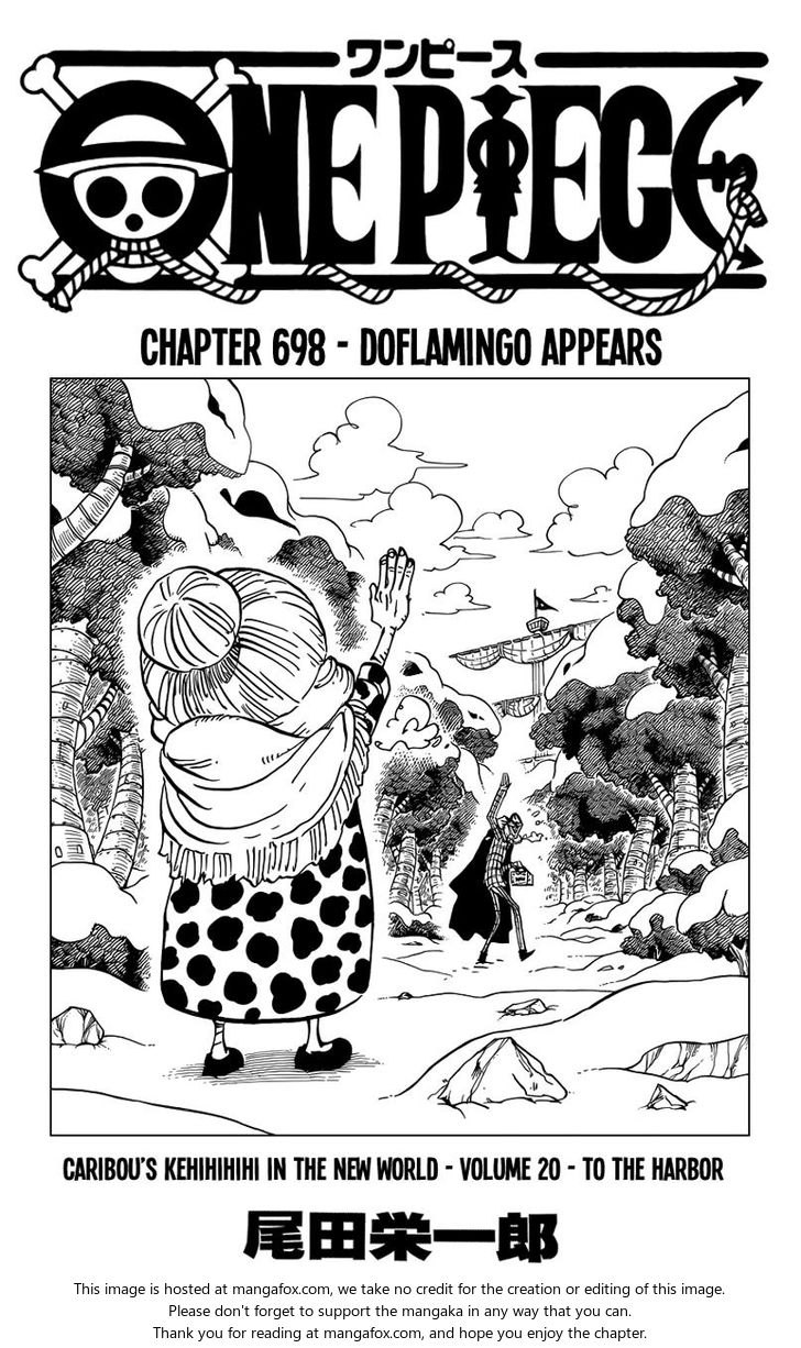 One Piece manga Chapter 698