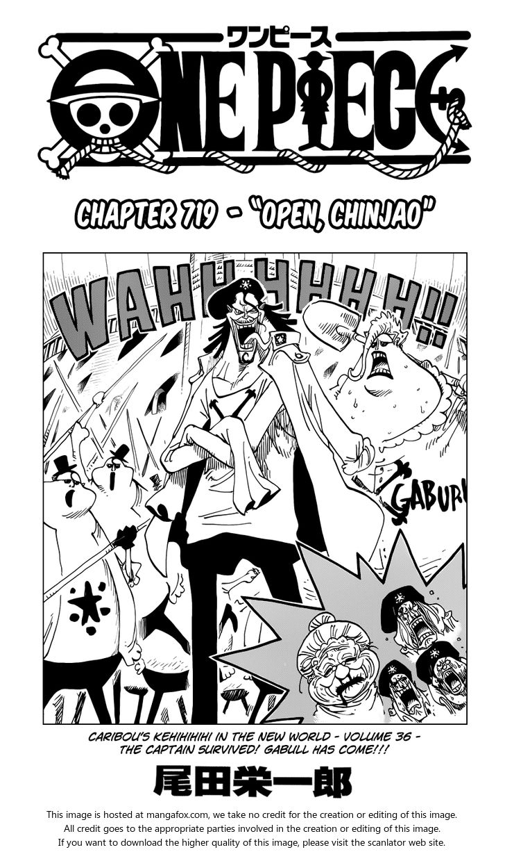 One Piece manga Chapter 719