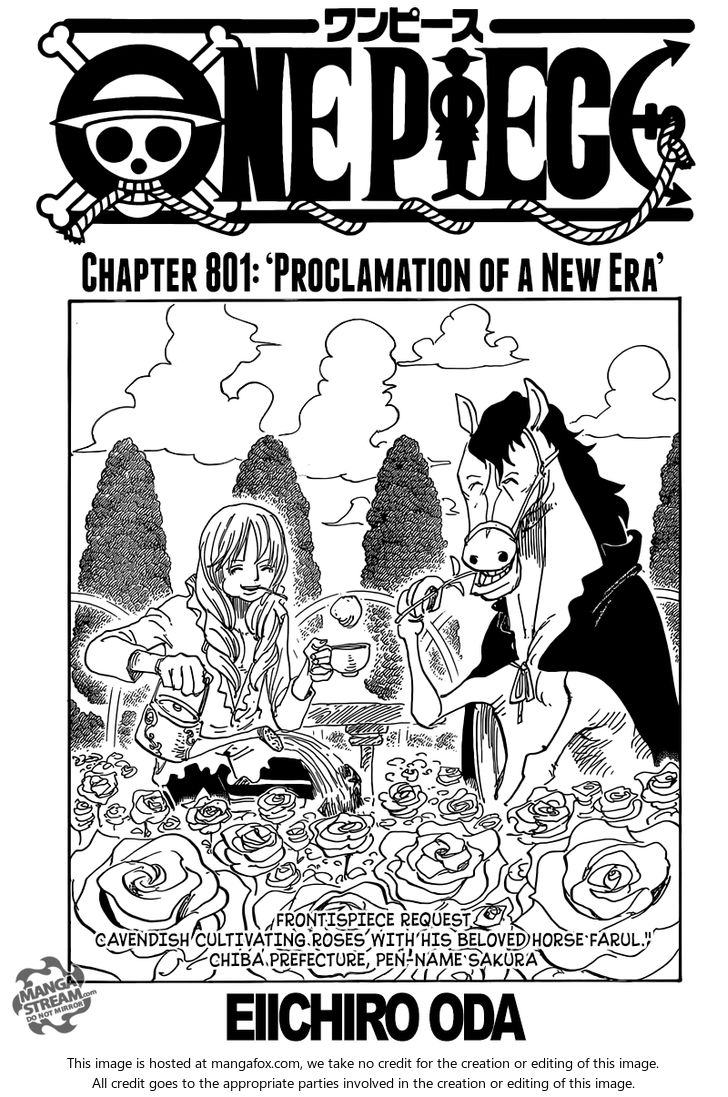 One Piece manga Chapter 801