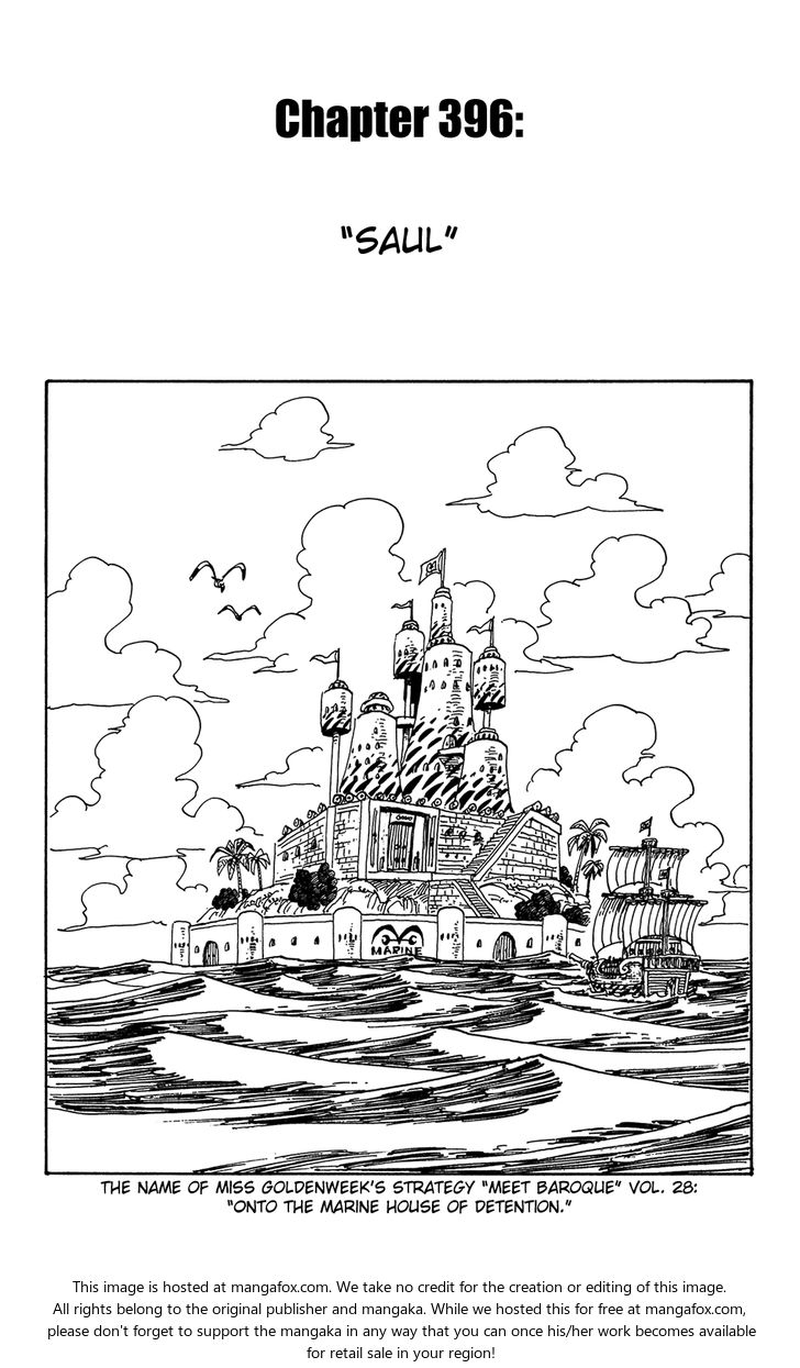 One Piece manga Chapter 396