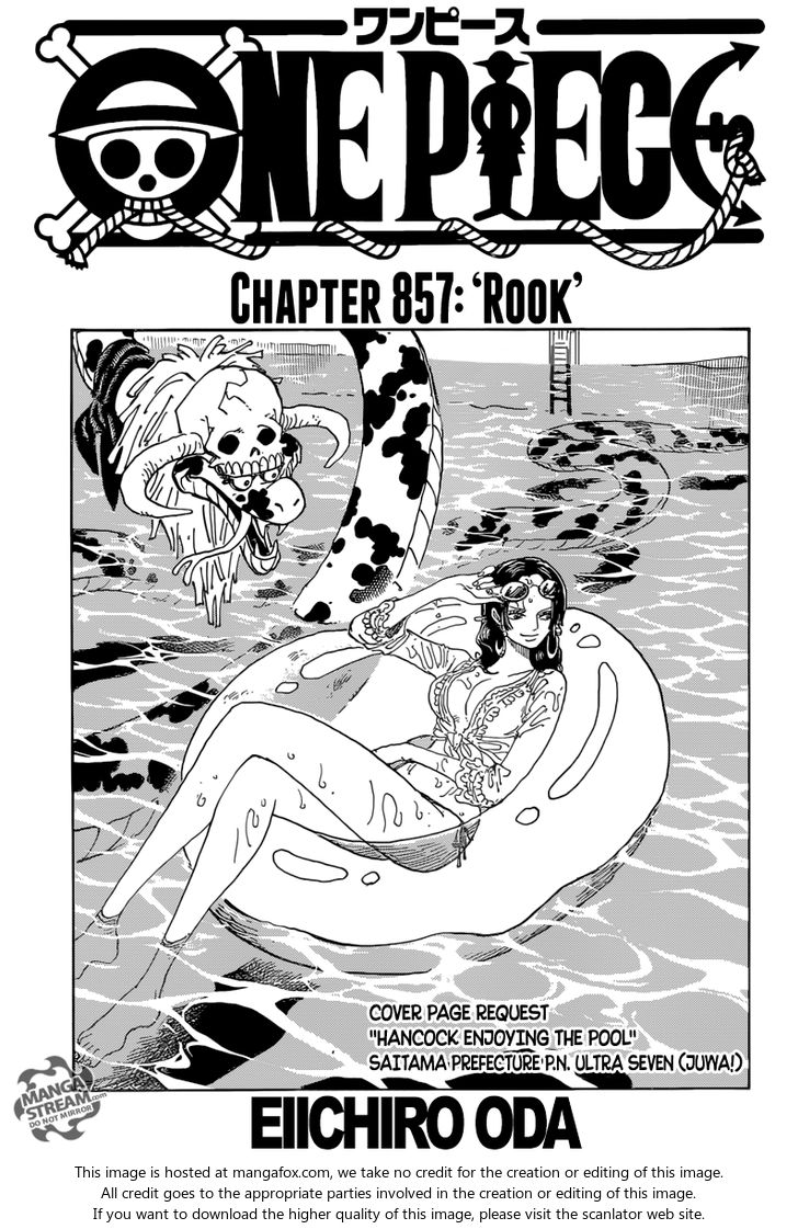 One Piece manga Chapter 857