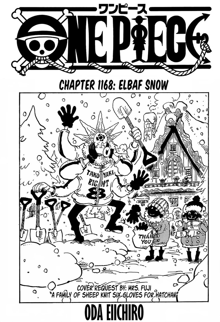 One Piece manga Chapter 1168