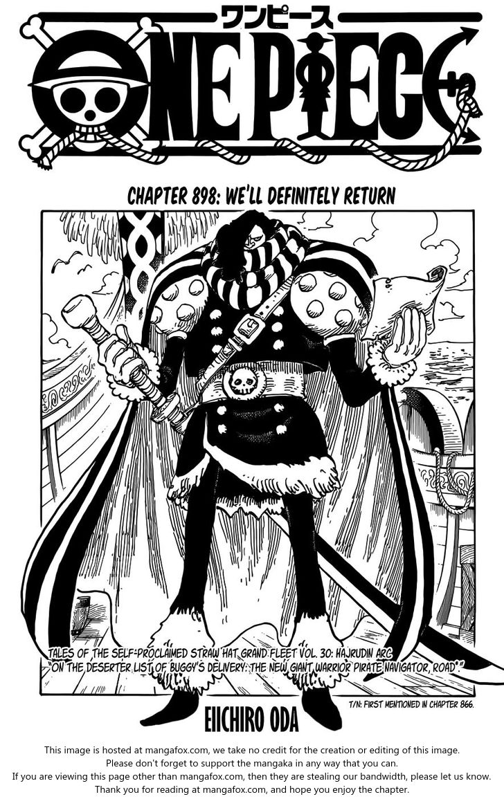 One Piece manga Chapter 898