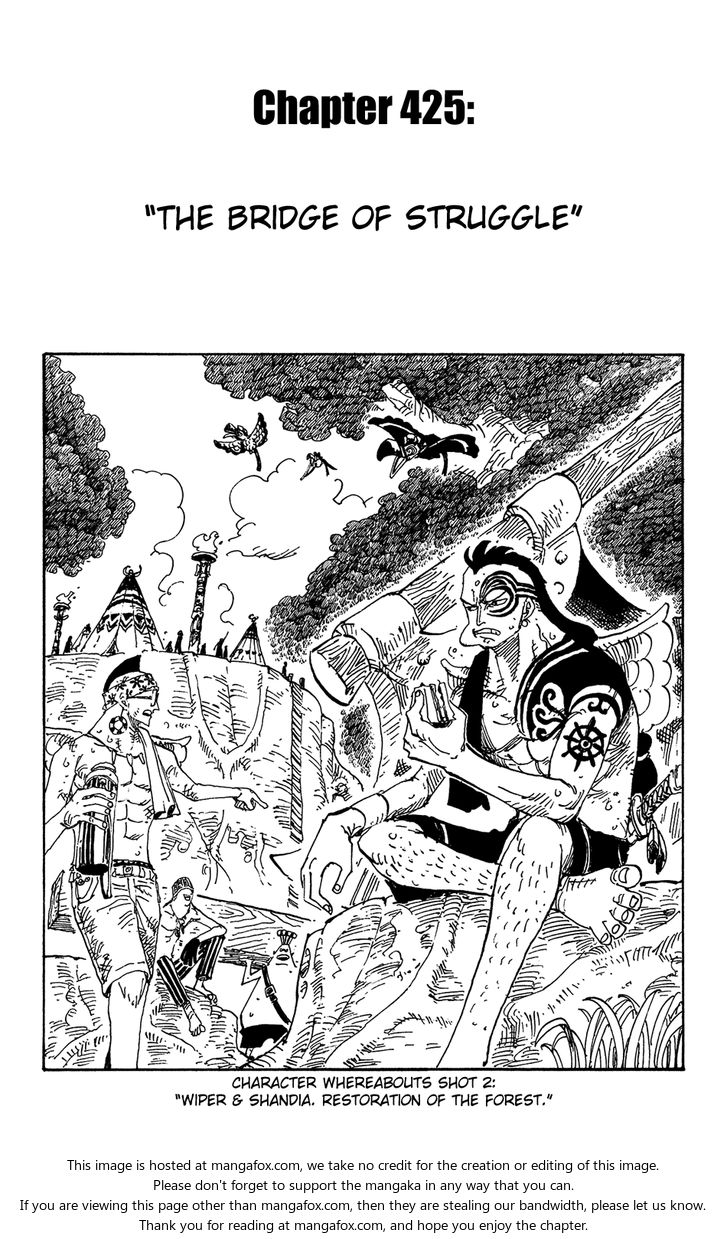 One Piece manga Chapter 425