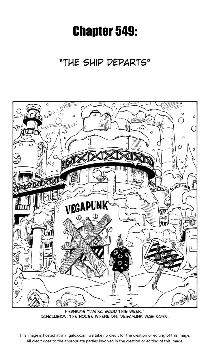One Piece manga Chapter 549