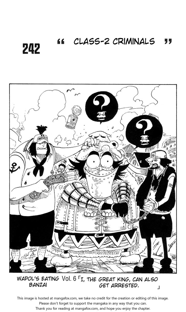 One Piece manga Chapter 242