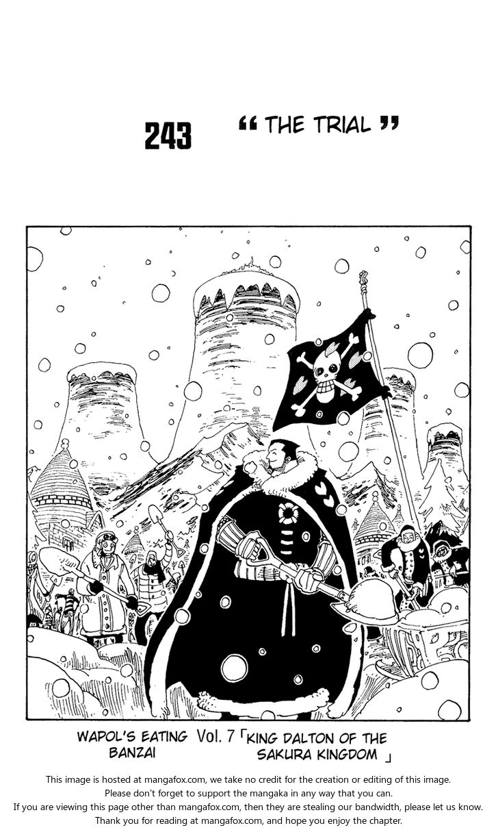 One Piece manga Chapter 243
