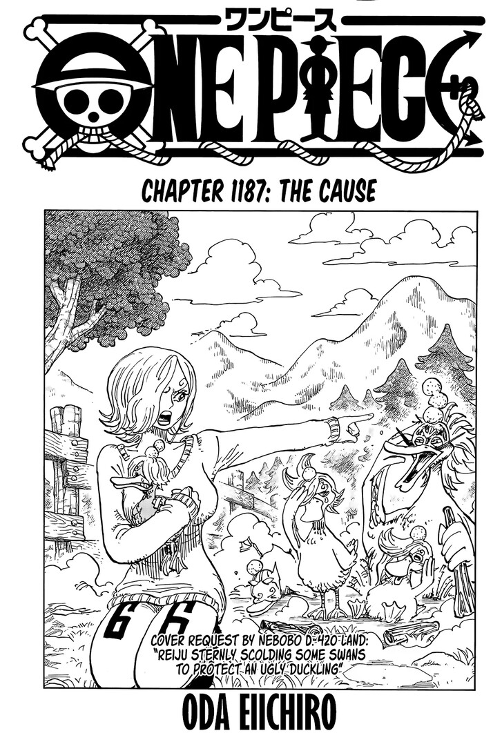 One Piece manga Chapter 1187