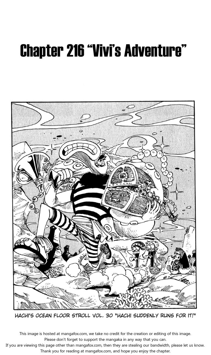 One Piece manga Chapter 216