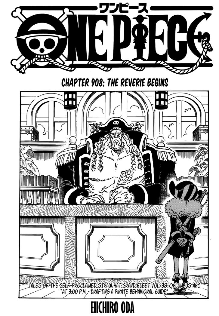 One Piece manga Chapter 908