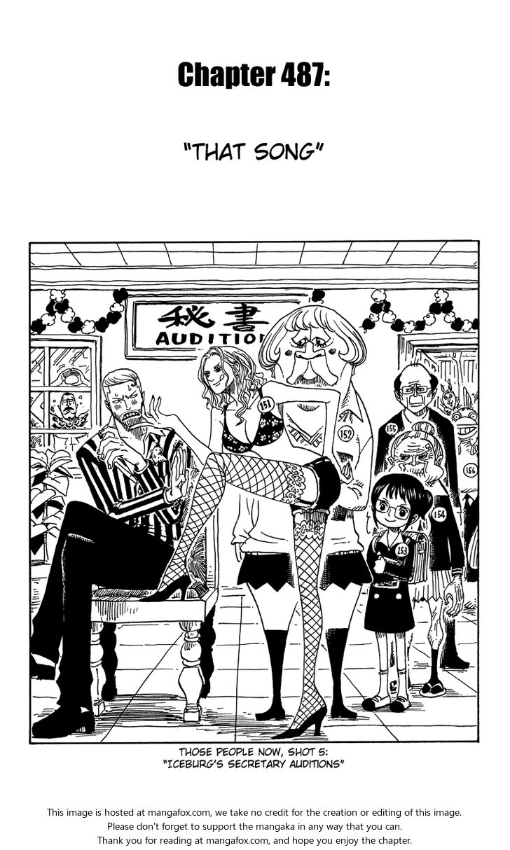 One Piece manga Chapter 487