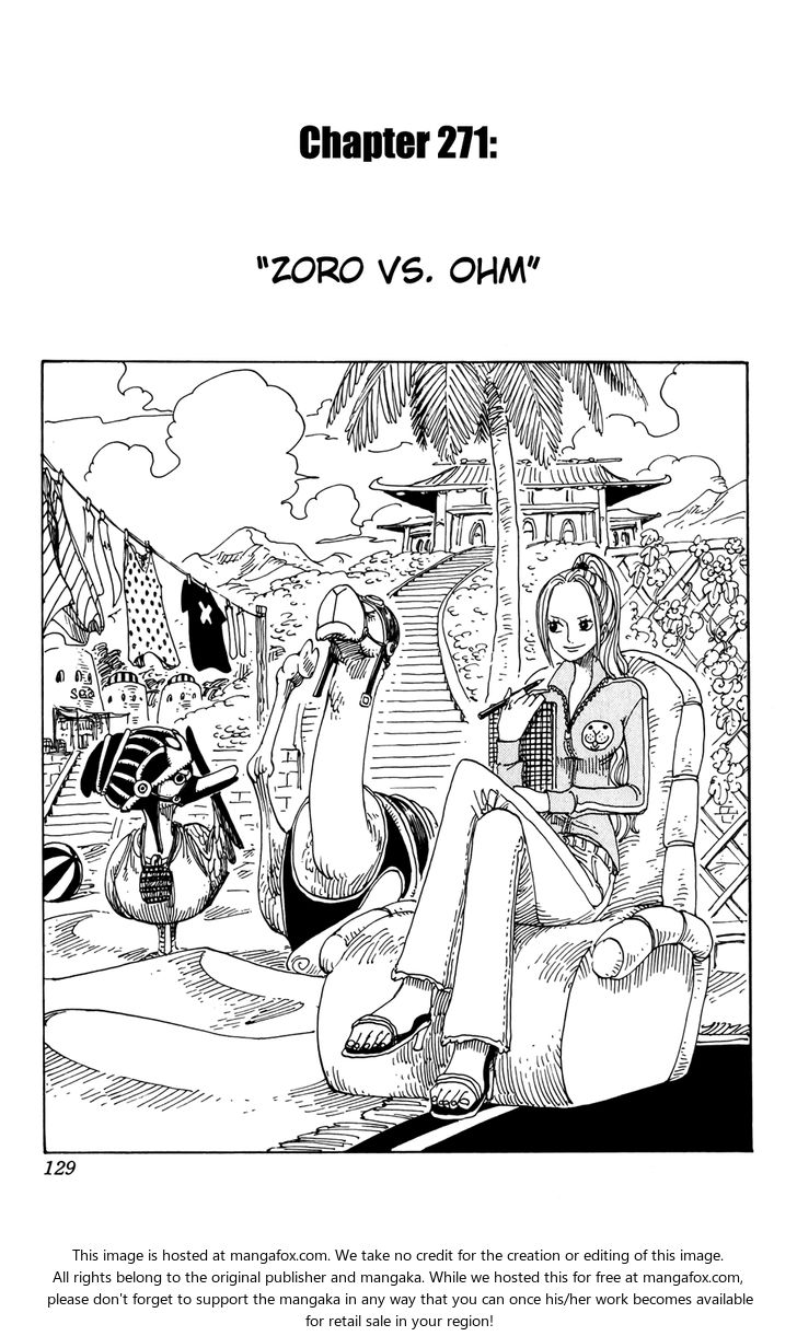 One Piece manga Chapter 271