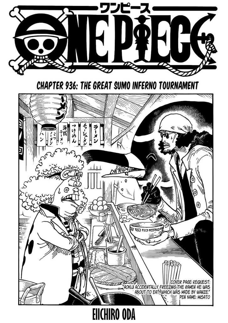 One Piece manga Chapter 936