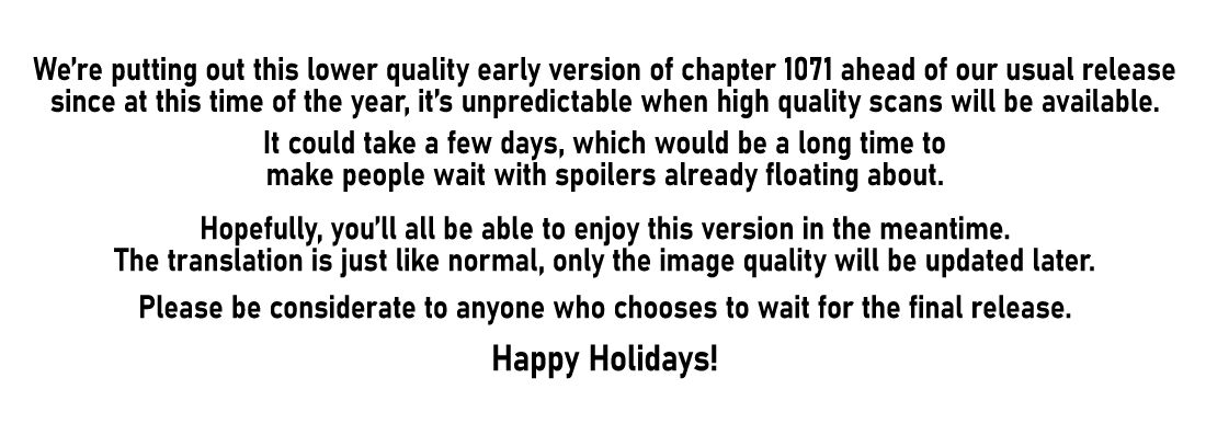 One Piece manga Chapter 1071