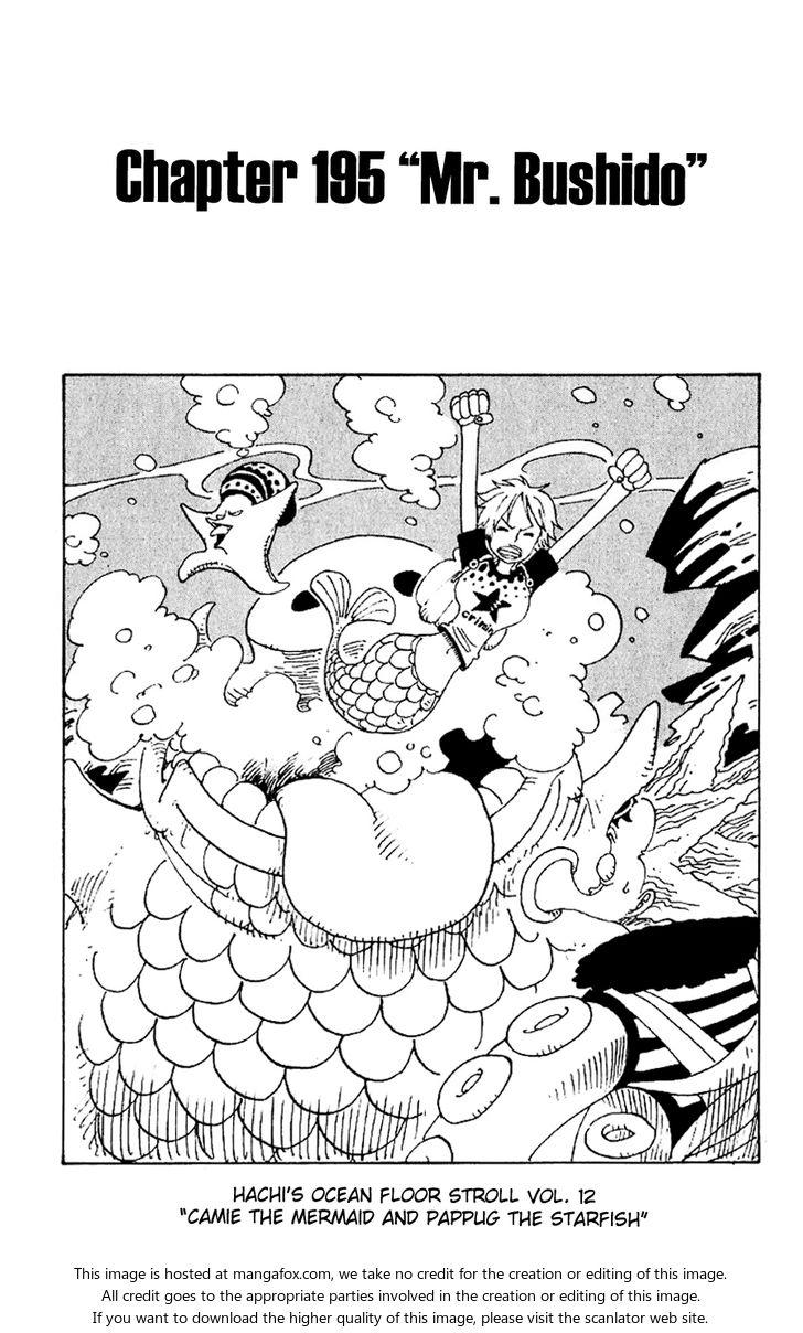 One Piece manga Chapter 195