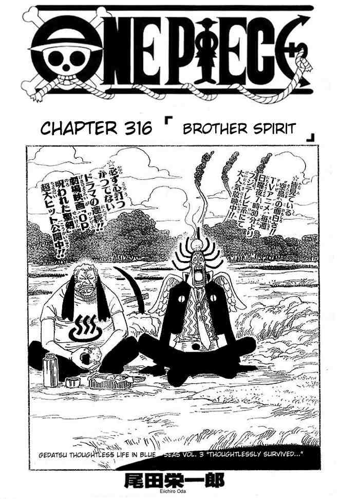 One Piece manga Chapter 316