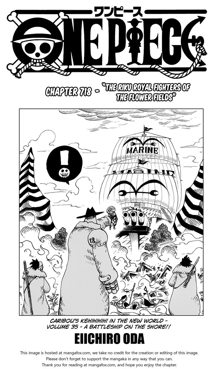 One Piece manga Chapter 718