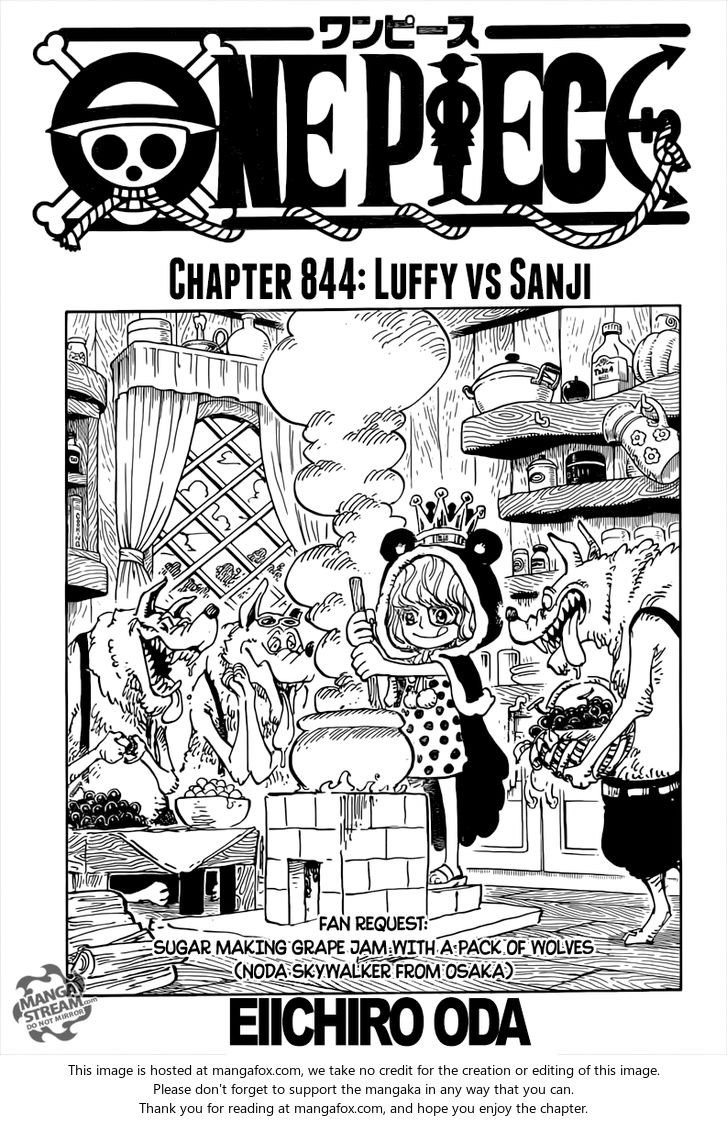 One Piece manga Chapter 844