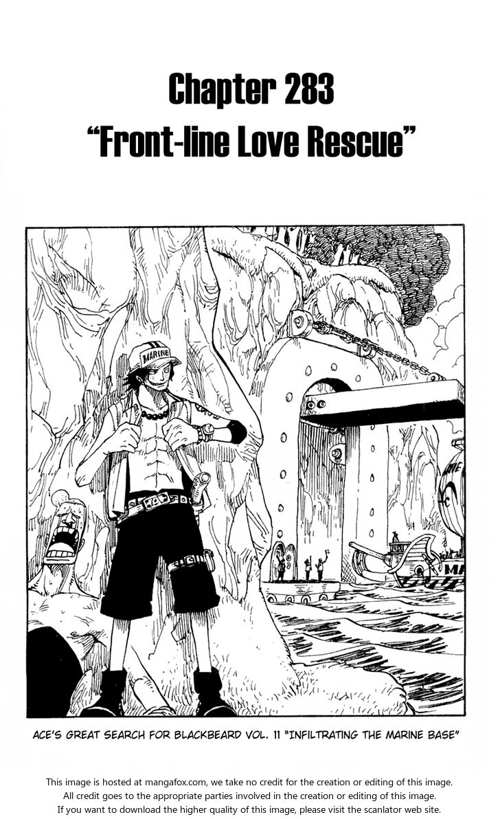 One Piece manga Chapter 283