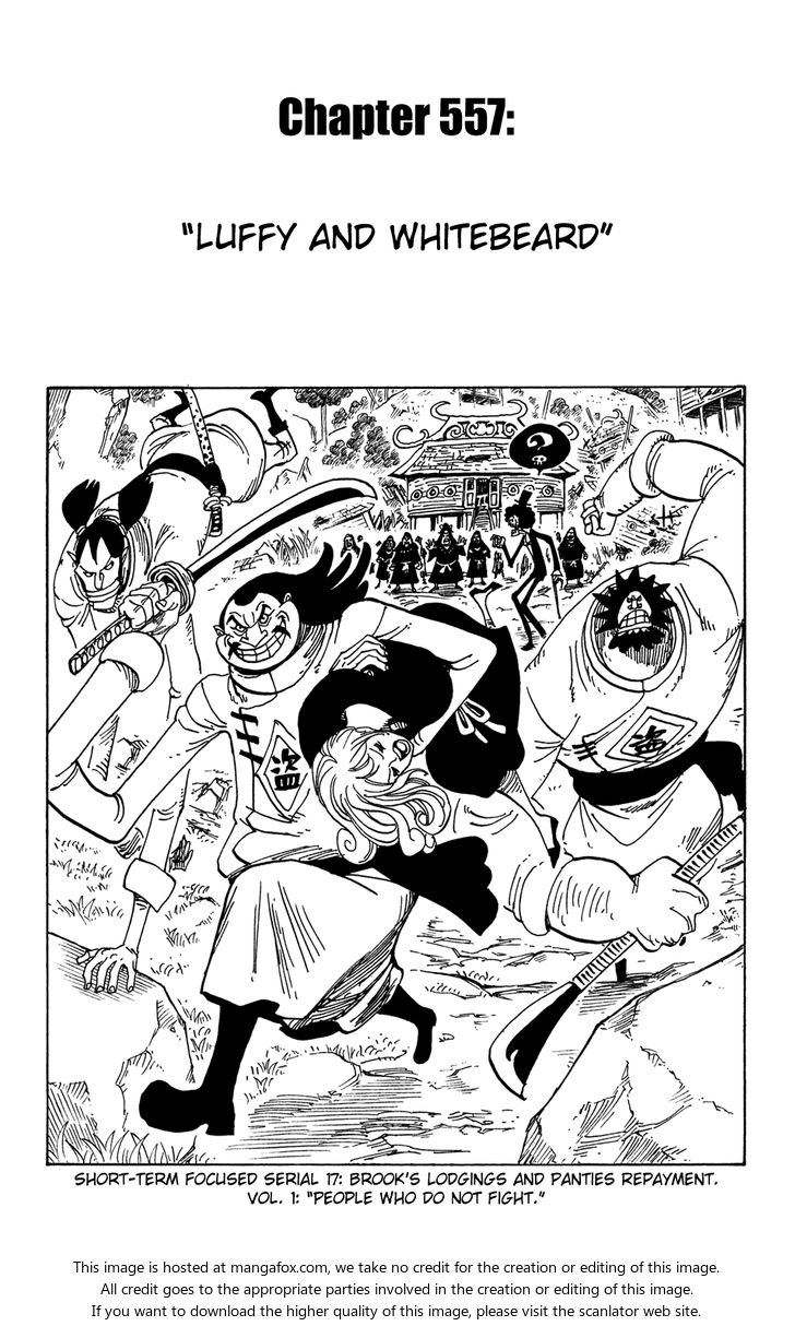 One Piece manga Chapter 557