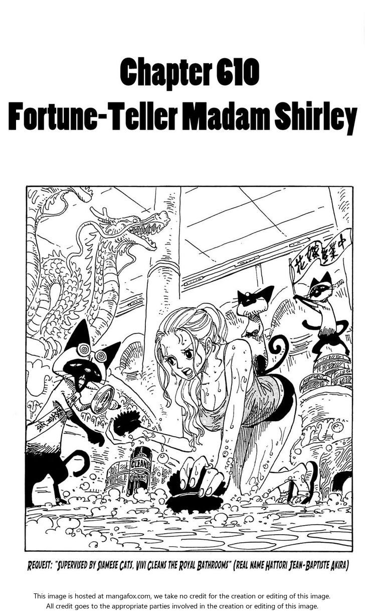 One Piece manga Chapter 610