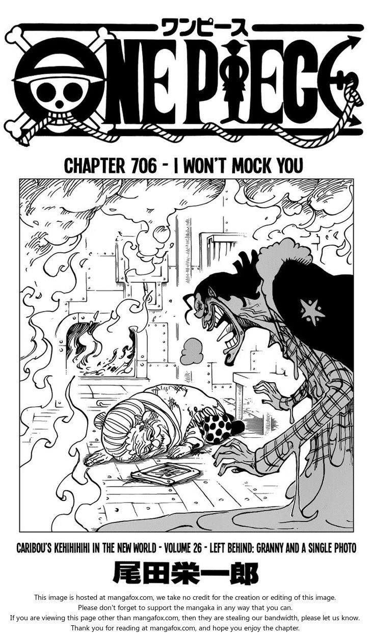 One Piece manga Chapter 706