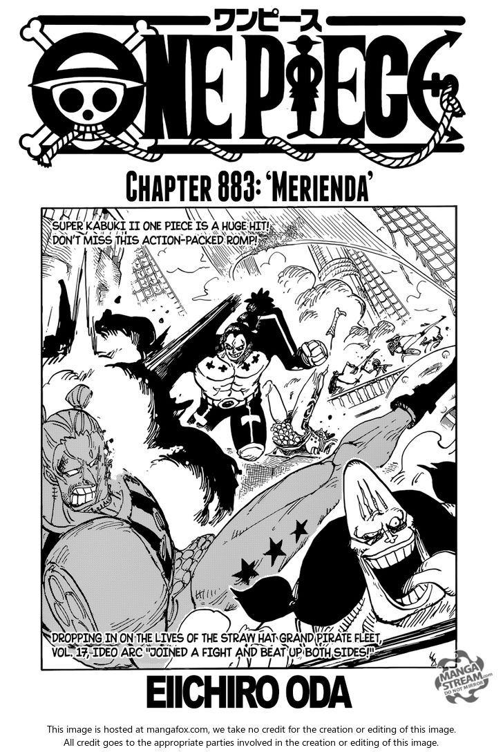 One Piece manga Chapter 883