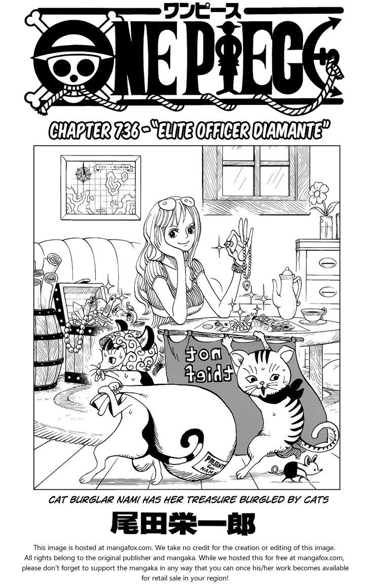 One Piece manga Chapter 736