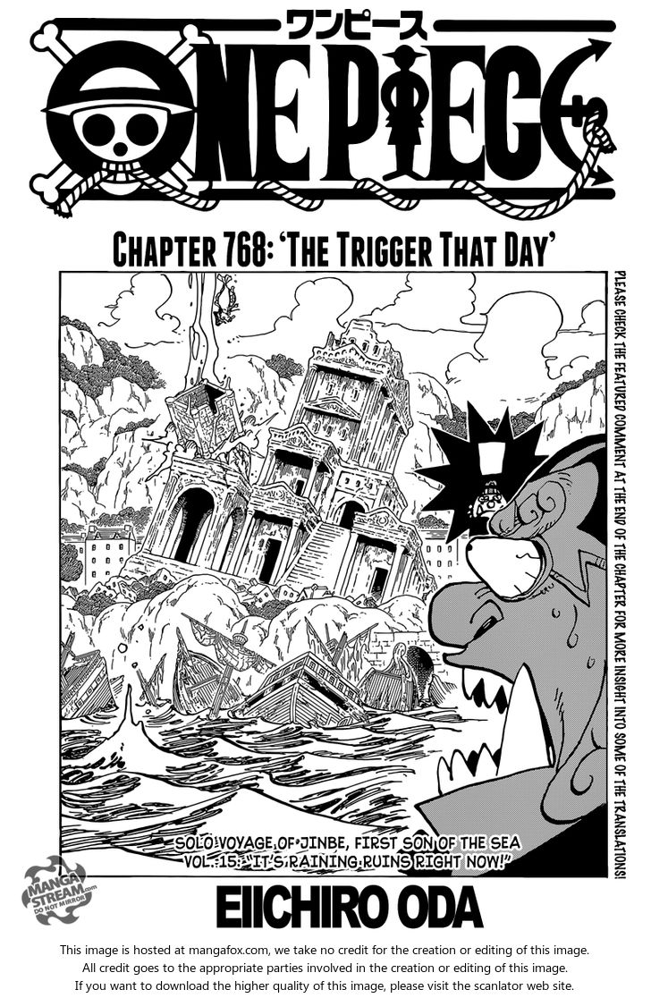 One Piece manga Chapter 768