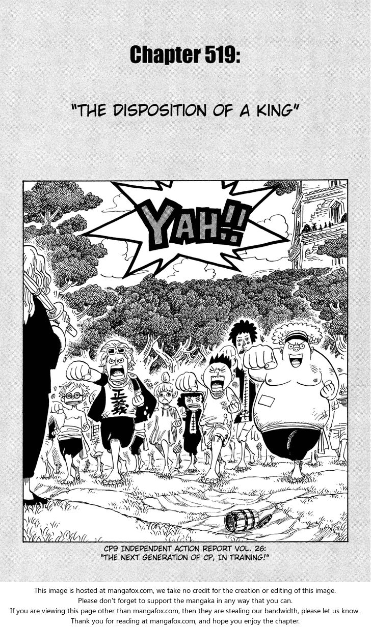 One Piece manga Chapter 519