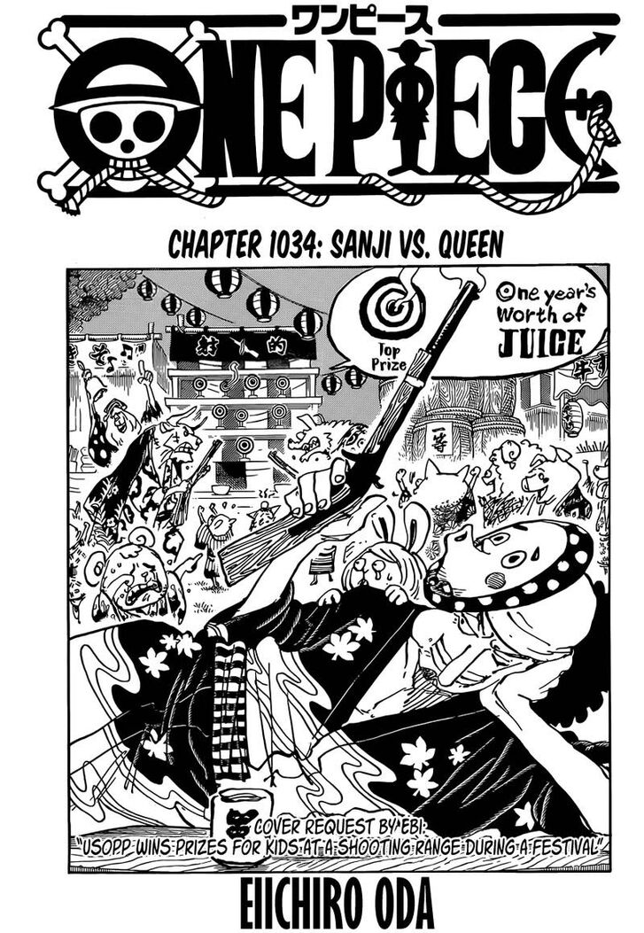 One Piece manga Chapter 1034