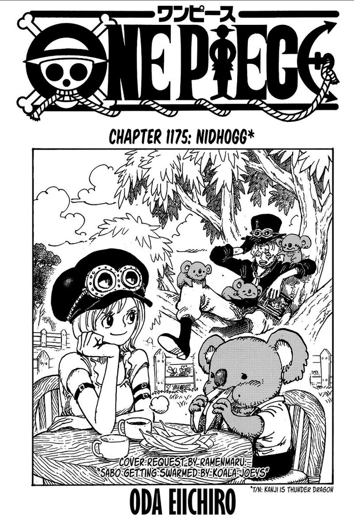 One Piece manga Chapter 1175
