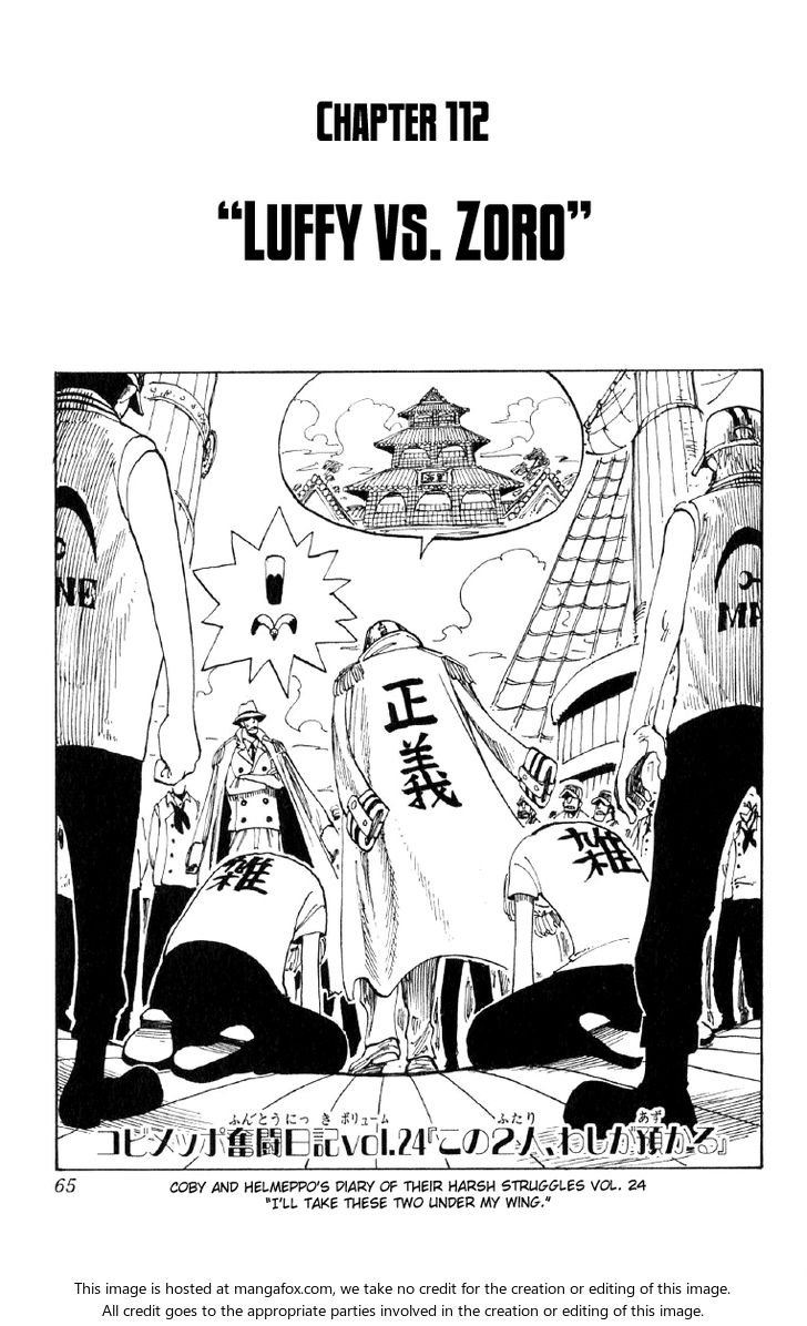 One Piece manga Chapter 112