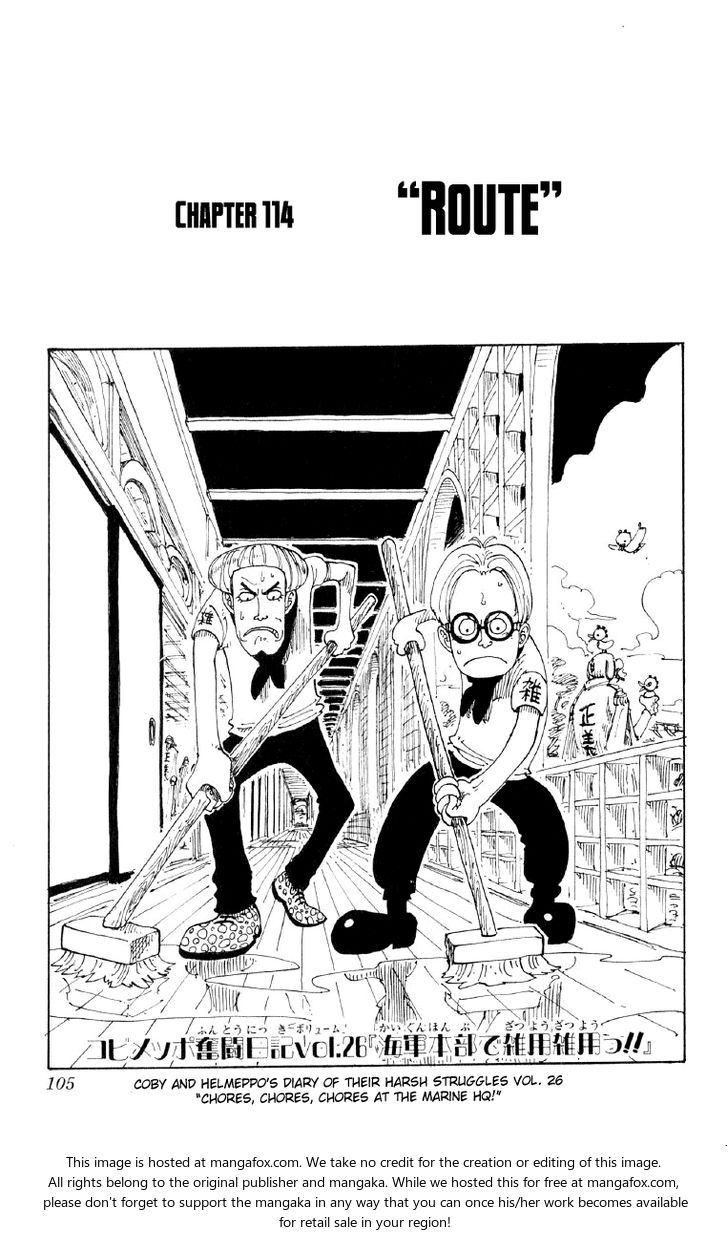 One Piece manga Chapter 114