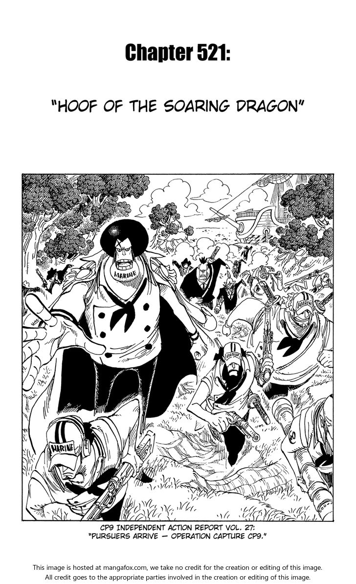 One Piece manga Chapter 521