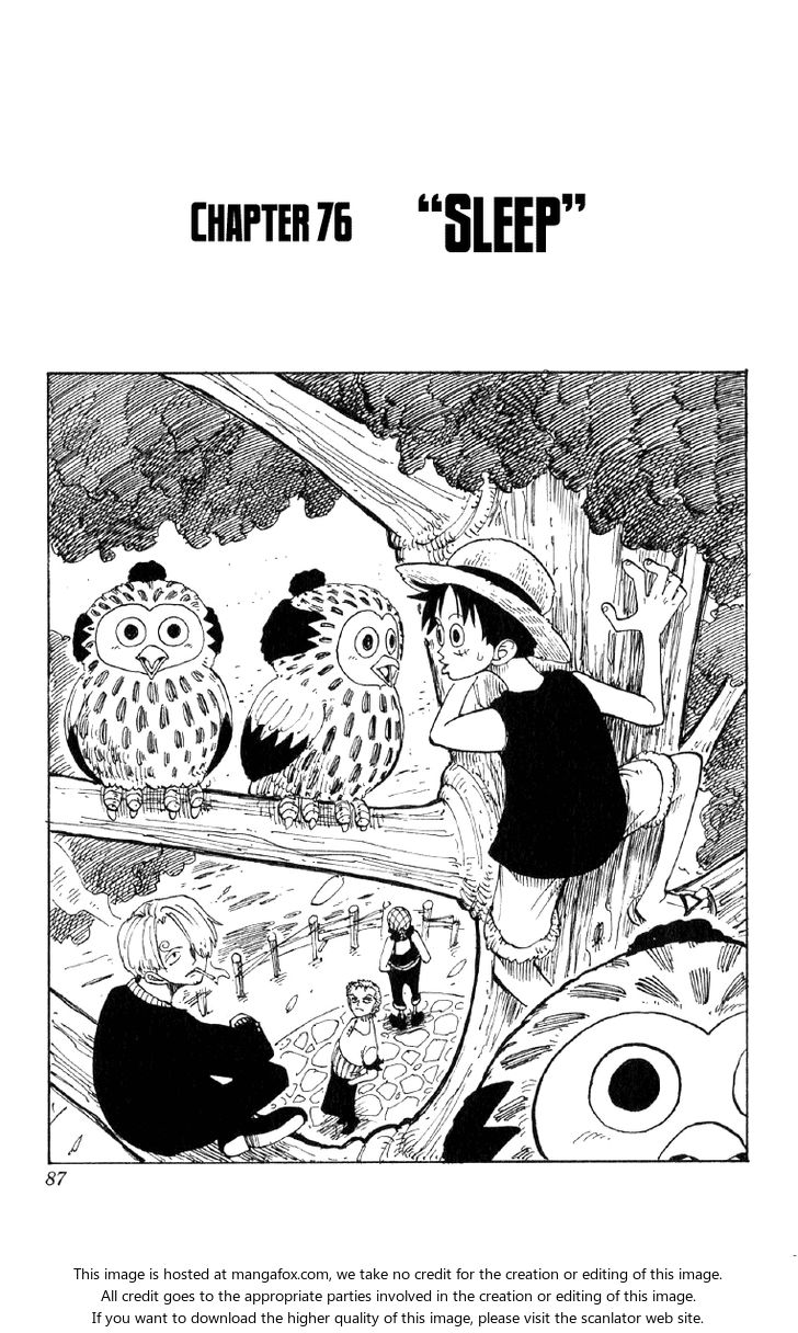 One Piece manga Chapter 76