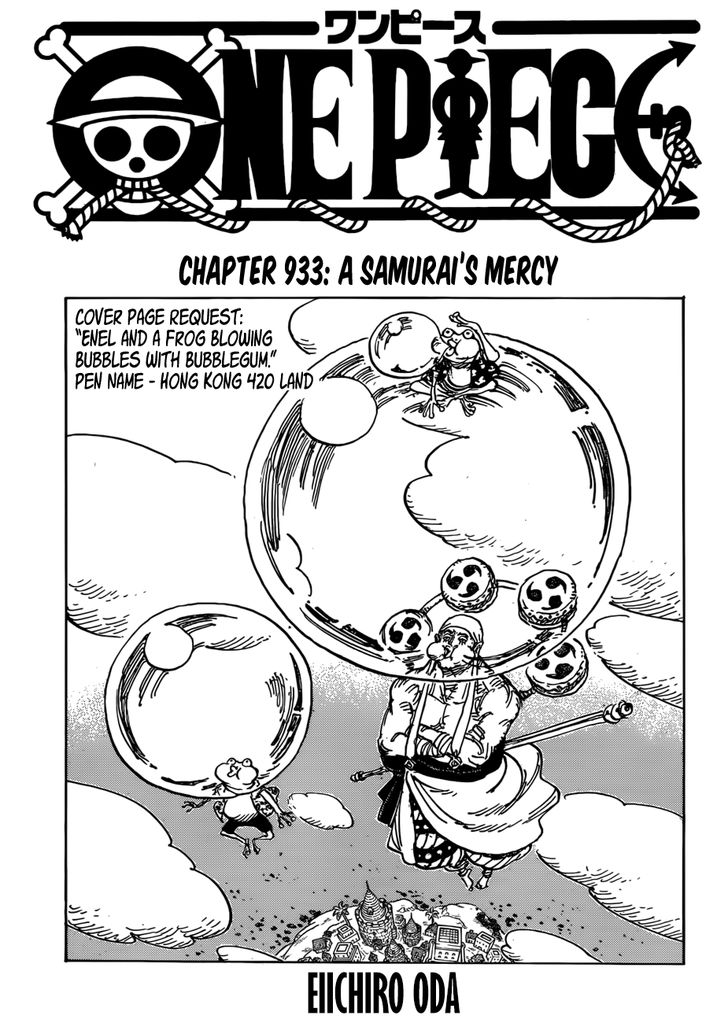 One Piece manga Chapter 933