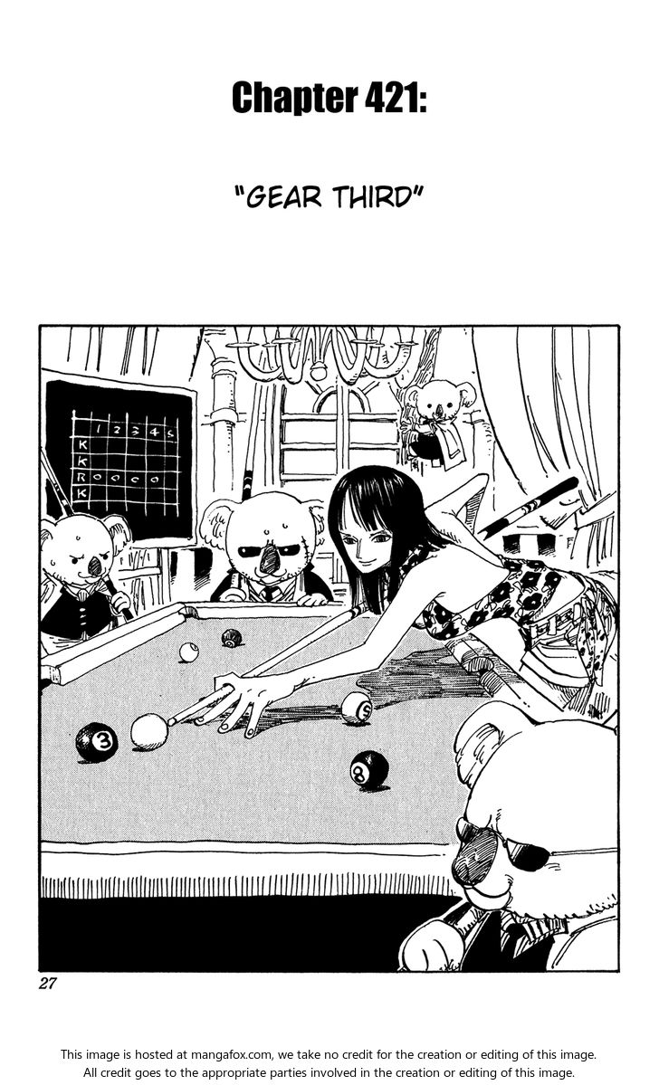 One Piece manga Chapter 421