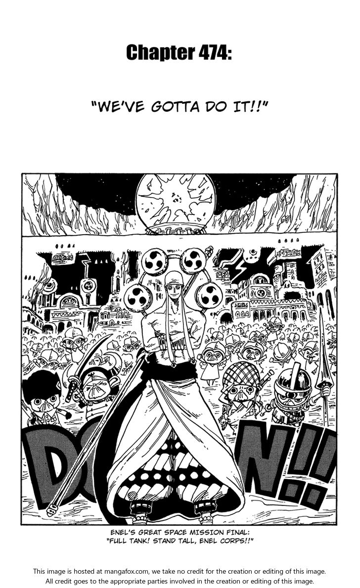 One Piece manga Chapter 474
