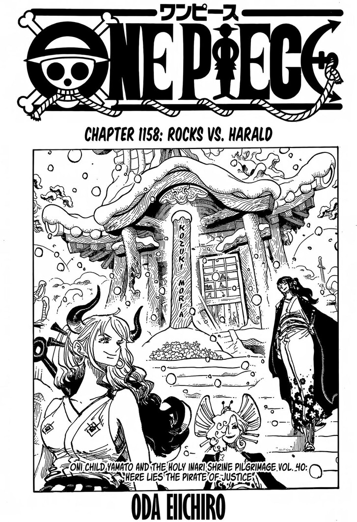 One Piece manga Chapter 1158