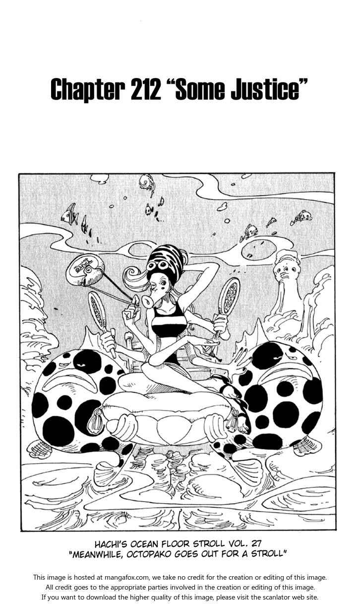 One Piece manga Chapter 212