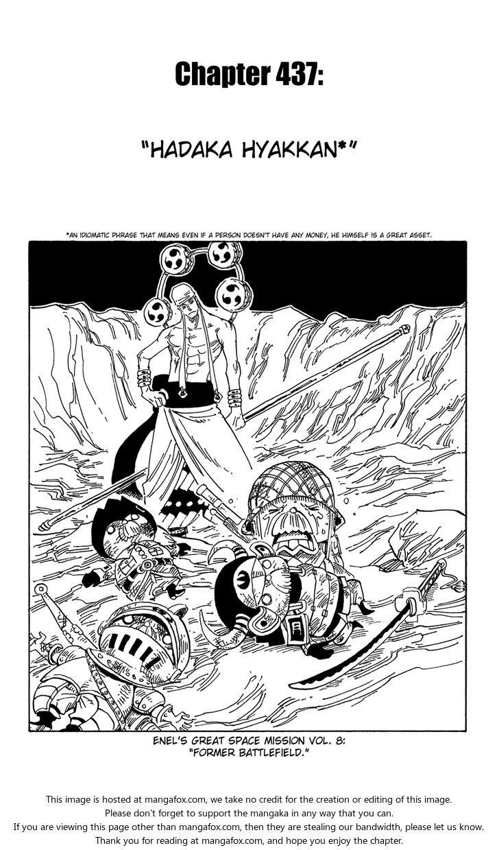 One Piece manga Chapter 437